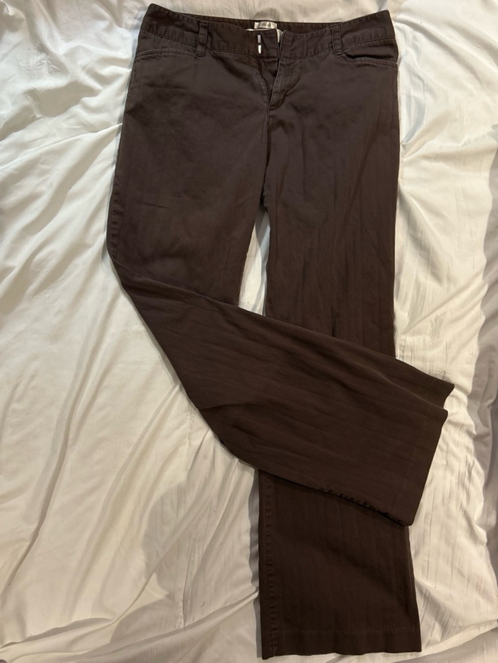Vintage Old Navy Women's Brown Boot-Cut Pants